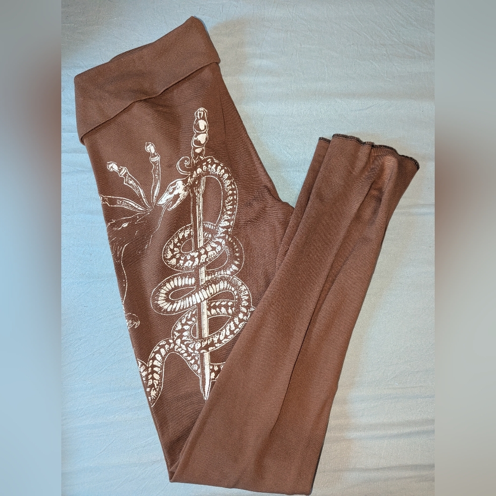 Toxic Vision Raven & Serpent Leggings